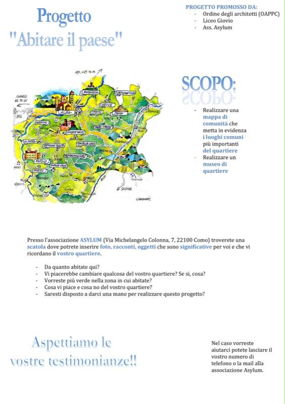 Progetto Abitare il paese liceo scientifico